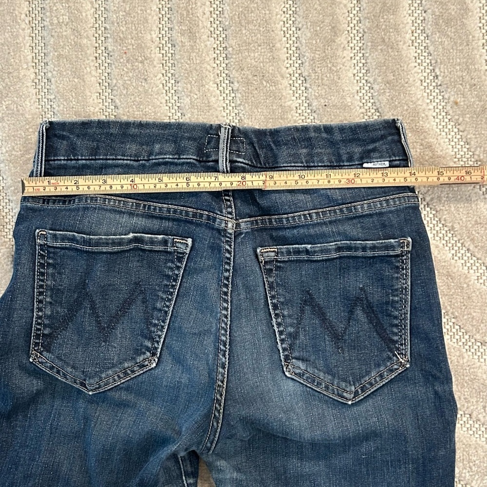 MOTHER High Waisted Looker Ankle Fray in Close To The Edge - Size 26 - Picture 10 of 12